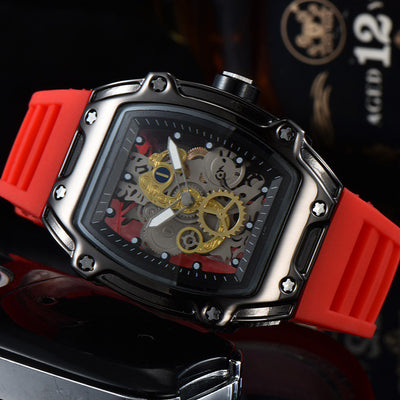Reloj de Cuarzo Esqueleto Transparente Personalizado con Doble Movimiento - Image 8