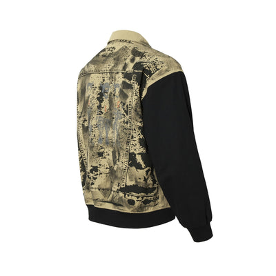 Chaqueta Retro Americana con Bordados y Parches Decorativos - Image 13