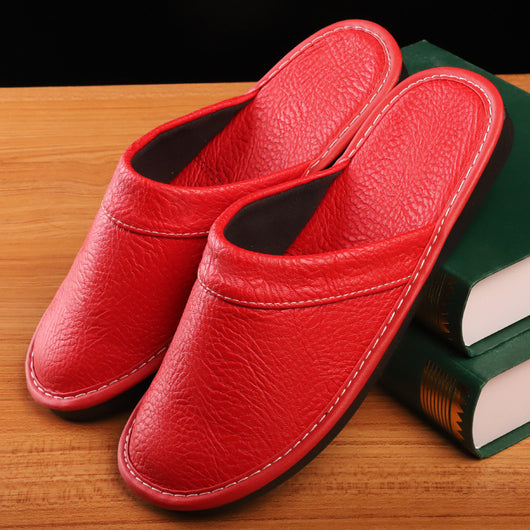 Pantuflas de Cuero Lazy Four Seasons - Comodidad para el Hogar - Image 13
