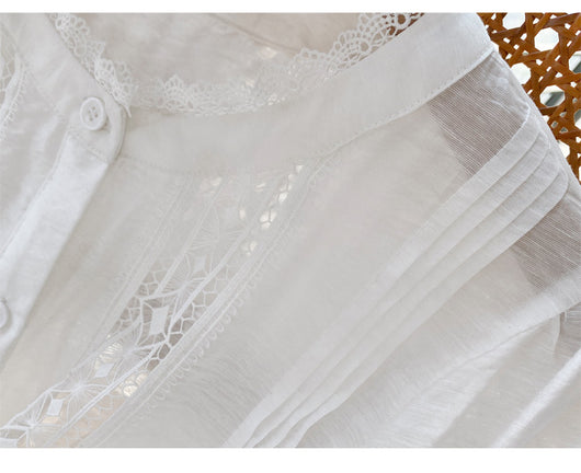 Blusa Casual Blanca para Mujer - Versátil y Cómoda - Image 10