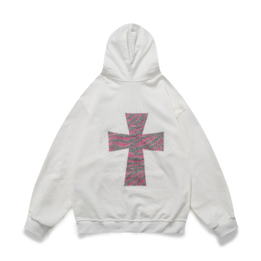 Sudadera Estampado Leopardo con Capucha Suelta para Parejas - Image 3