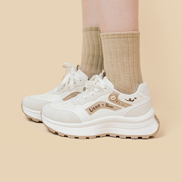 Zapato Deportivo Estampado Osito para Niña