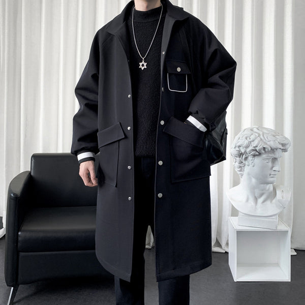Abrigo Largo Elegante para Hombre Over Knee