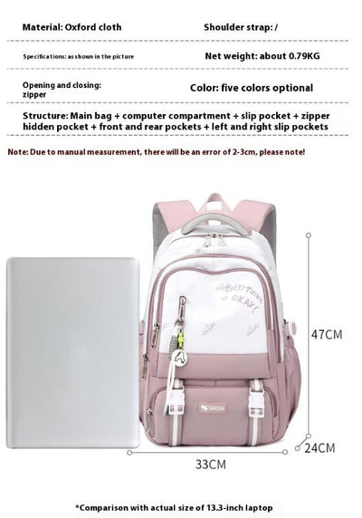 Mochila Escolar de Gran Capacidad Ligera y Moderna - Image 8