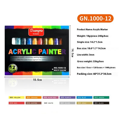 Set de 48 Marcadores Acuarela para Cerámica y Graffiti DIY - Image 8