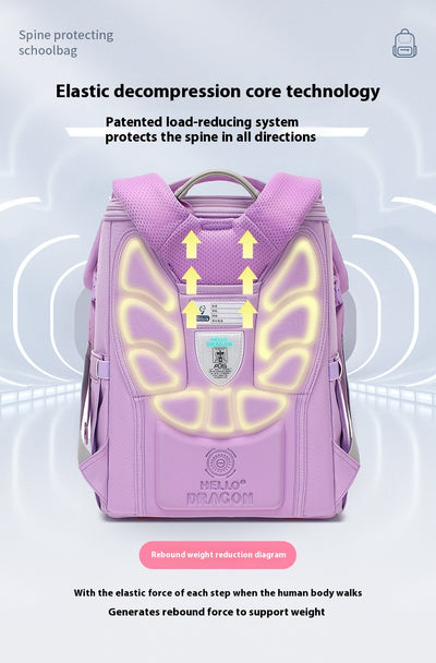 Mochila Escolar Ultraligera con Protección Dorsal para Primaria - Image 17