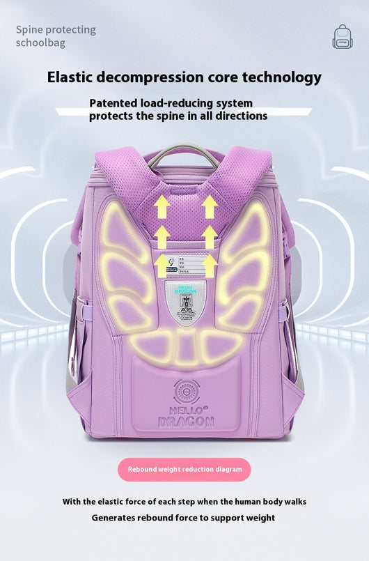 Mochila Escolar Ultraligera con Protección Dorsal para Primaria - Image 17