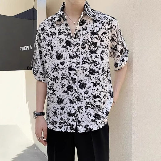 Playera Suelta Oversize de Manga Corta para Hombre - Estilo Casual Versátil - Image 7