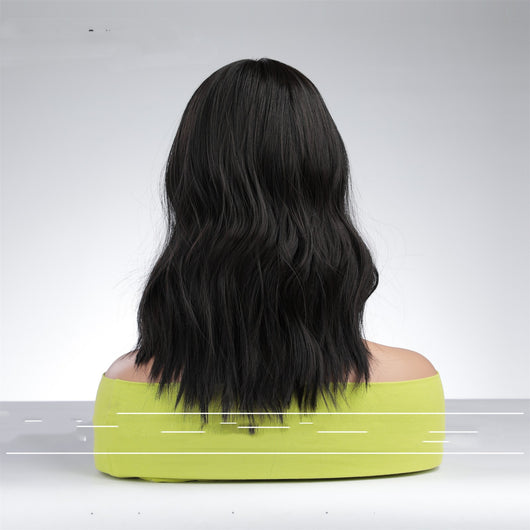 Peluca Corta Degradada Blanca - Cabello Liso a la Altura del Hombro - Image 7