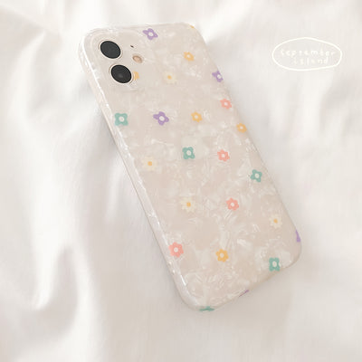 Funda Floral para Teléfono con Protección Total