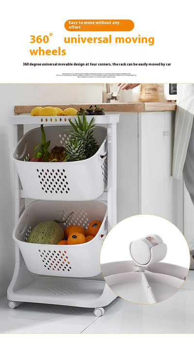 Organizador de Vegetales y Frutas para Cocina - Canasta de Almacenamiento - Image 14