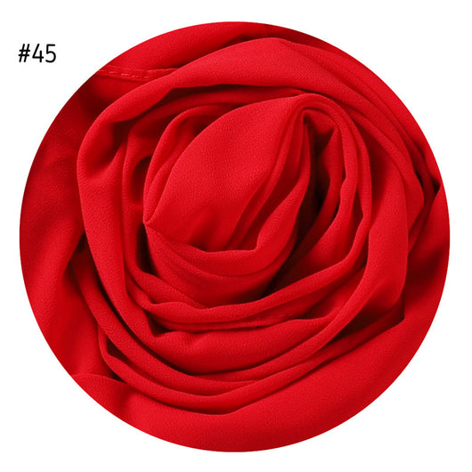 Pañuelo de Gasa de Perla Liso y Versátil para Mujer - Image 10