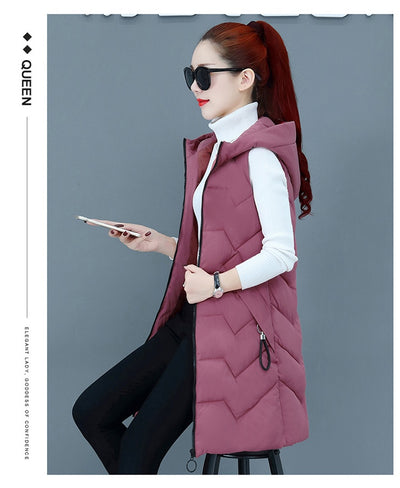 Chaleco Acolchado de Algodón para Mujer Talla Grande - Image 28