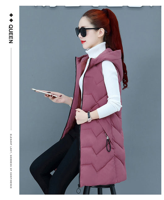 Chaleco Acolchado de Algodón para Mujer Talla Grande - Image 28