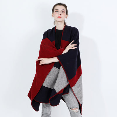 Chal de Seda Jacquard Plateado para Mujer