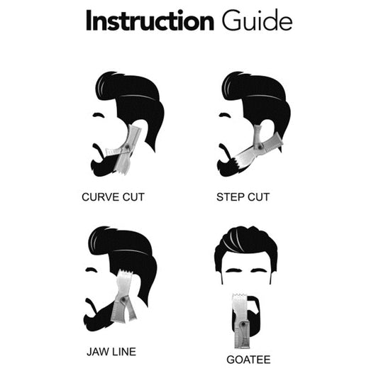 Peine Plantilla para Dar Forma a la Barba con Peines Giratorios Integrados - Image 8