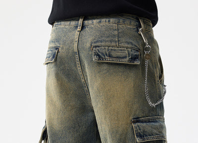 Pantalones Cargo Denim para Hombre - Diseño Moderno y Versátil - Image 14