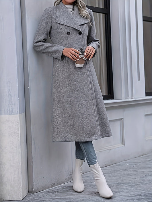 Abrigo Largo Acolchado Temperamental para Mujer - Image 13