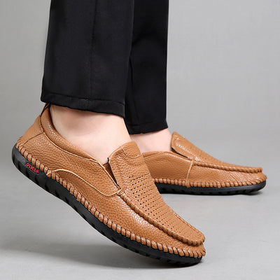 Zapatos Casuales de Cuero para Hombre - Estilo Moderno y Versátil - Image 3