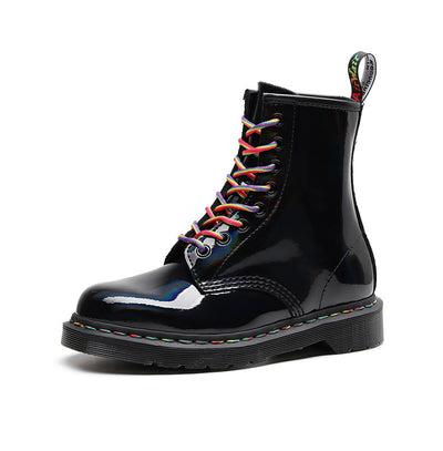 Botas Militares Mujer Caña Alta con Espejo Láser - Image 10