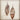 **Narrow Leather Oval Earrings-Driftwood Tarnished Copper 210e