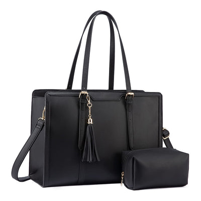 Bolsa de Cuero para Laptop - Maletín Profesional para Mujer - Image 2