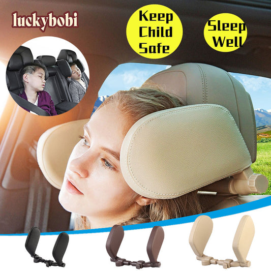 Almohada de Apoyo Cervical para Auto - Cojín Descanso Viajes Familia