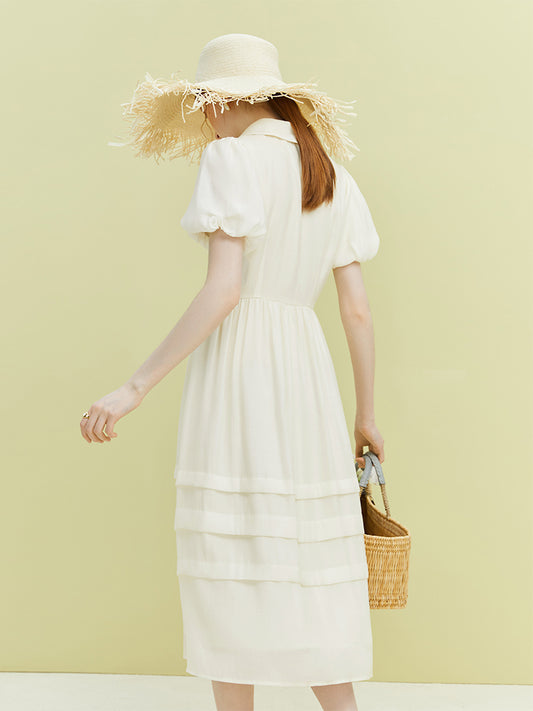 Vestido Femenino con Lazo de Cinta - Image 2