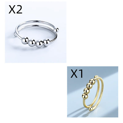 Anillo Giratorio Antiestrés - Joya Relajante para el Día de San Valentín - Image 15