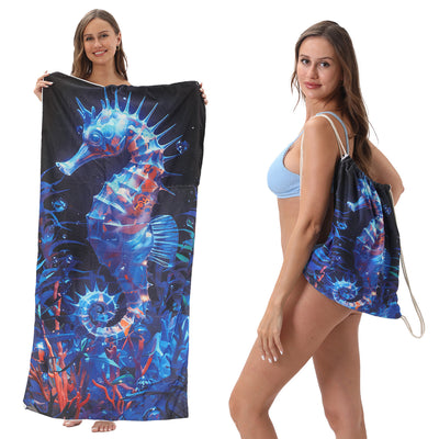 Toalla de Playa Transformable con Bolsa de Almacenamiento - Image 16