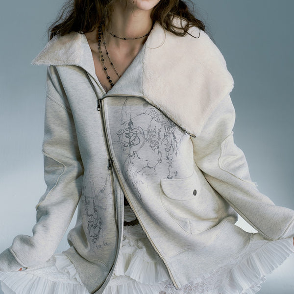 Sudadera Asimétrica Estilo Relajado para Mujer