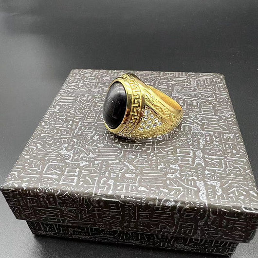 Anillo de Acero Inoxidable y Titanio para Hombre - Diseño Casual - Image 8