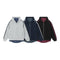 Cardigan Abrigo Cuadrillé con Capucha y Detalles Combinados