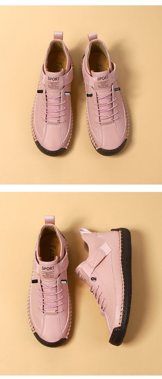 Zapatos Casuales de Otoño-Invierno para Hombre con Suela Plana y Costura a Mano - Image 15