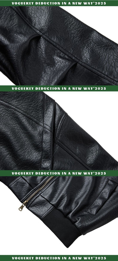 Chaqueta de Moto Retro Street Design para Hombre - Image 11