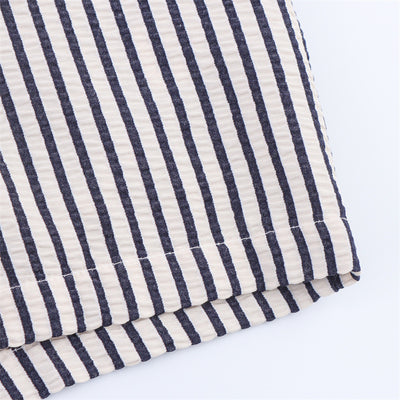 Blusa Rayada con Moño - Manga Corta Versátil para Verano - Image 16