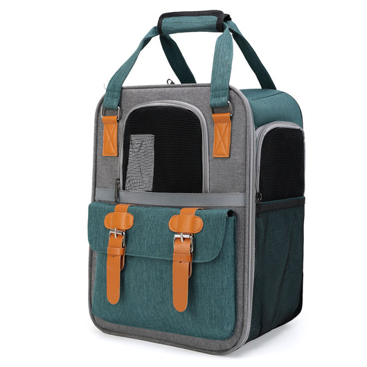 Mochila Transportadora Plegable para Mascotas - Respirable y Cómoda - Image 25