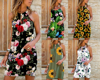 Vestido de Tirantes con Cuello Halter - Image 8