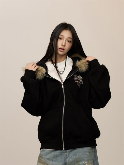 Sudadera Retro con Cierre para Parejas - Estilo Casual Desenfadado - Image 17