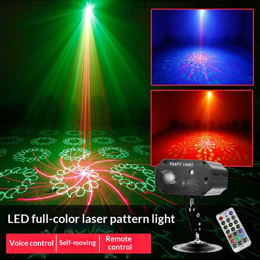 Luces Láser de Escena RGB Mini para Fiestas y Baile