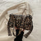 Bolso Bandolera Personalizado Estampado Leopardo Motocicleta para Mujer