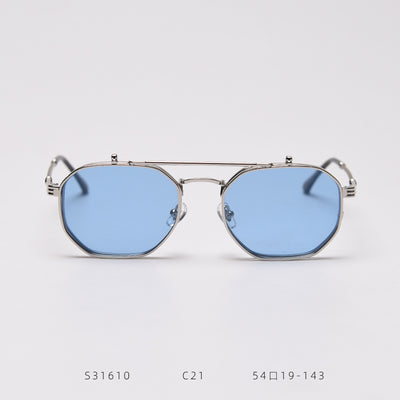 Gafas de Sol Polarizadas Retro Metal Flip - Image 9