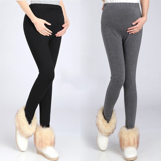 Leggings Térmicos Gruesos para Embarazadas - Pantalones Invierno Algodón - Image 10