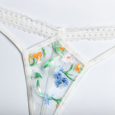 Conjunto de Lencería Premium de Tres Piezas con Bordado Delicado - Image 16
