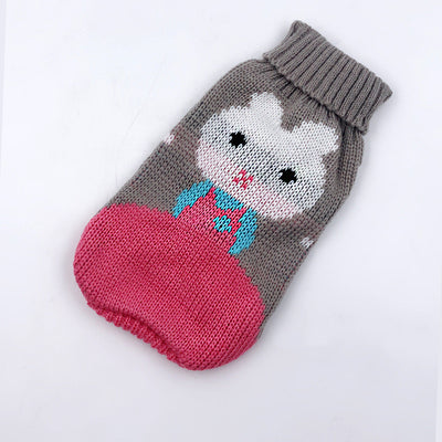 Suéter de Cuello Alto para Mascotas con Diseño de Copo de Nieve Navideño - Image 14
