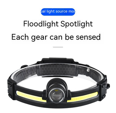 Linterna LED Multifunción con Sensor de Movimiento para Correr Nocturno - Image 3