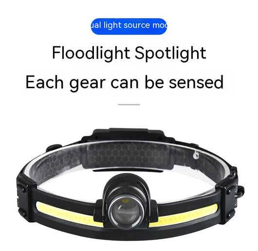 Linterna LED Multifunción con Sensor de Movimiento para Correr Nocturno - Image 3