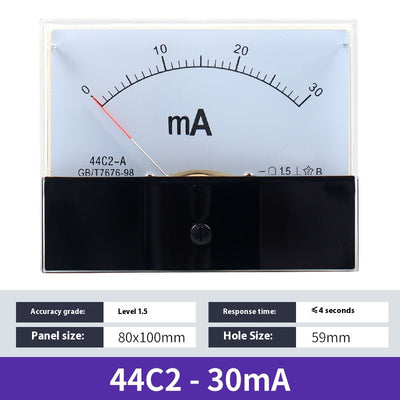 Amperímetro DC Analógico 44C2 - Medidor de Corriente de Precisión - Image 13