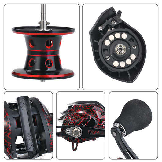 Carrete de Pesca Baitcasting con Freno Magnético para Carpas - Image 5