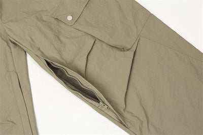 Pantalones Cargo Overol con Cordón Ajustable - Estilo Urbano Holgado para Hombre - Image 16